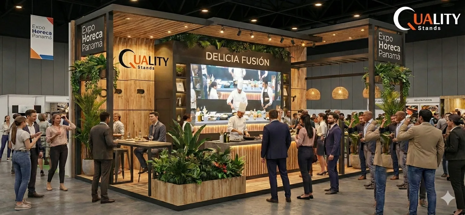 Stands Expo Horeca diseñados por Quality Stands